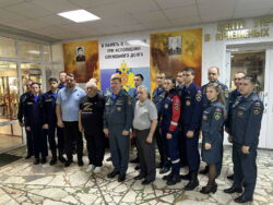 25 апреля студенты кафедры “Пожарная безопасность” почтили память сотрудников, погибших при исполнении.