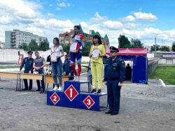Выпускница кафедры “Пожарная безопасность” заняла призовое место в Чемпионате среди пожарных