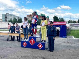 Выпускница кафедры “Пожарная безопасность” заняла призовое место в Чемпионате среди пожарных