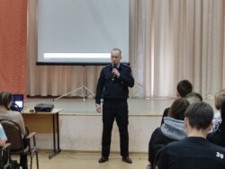 Встреча студентов со старшим оперуполномоченным