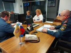 Выступление перед руководством областных подразделений МЧС России