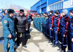Наши студенты на областных паводковых учениях РСЧС