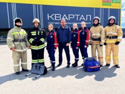 20 мая прошли гарнизонные пожарно-тактические учения на ТЦ «Квартал»