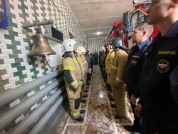 У пожарных началась практика