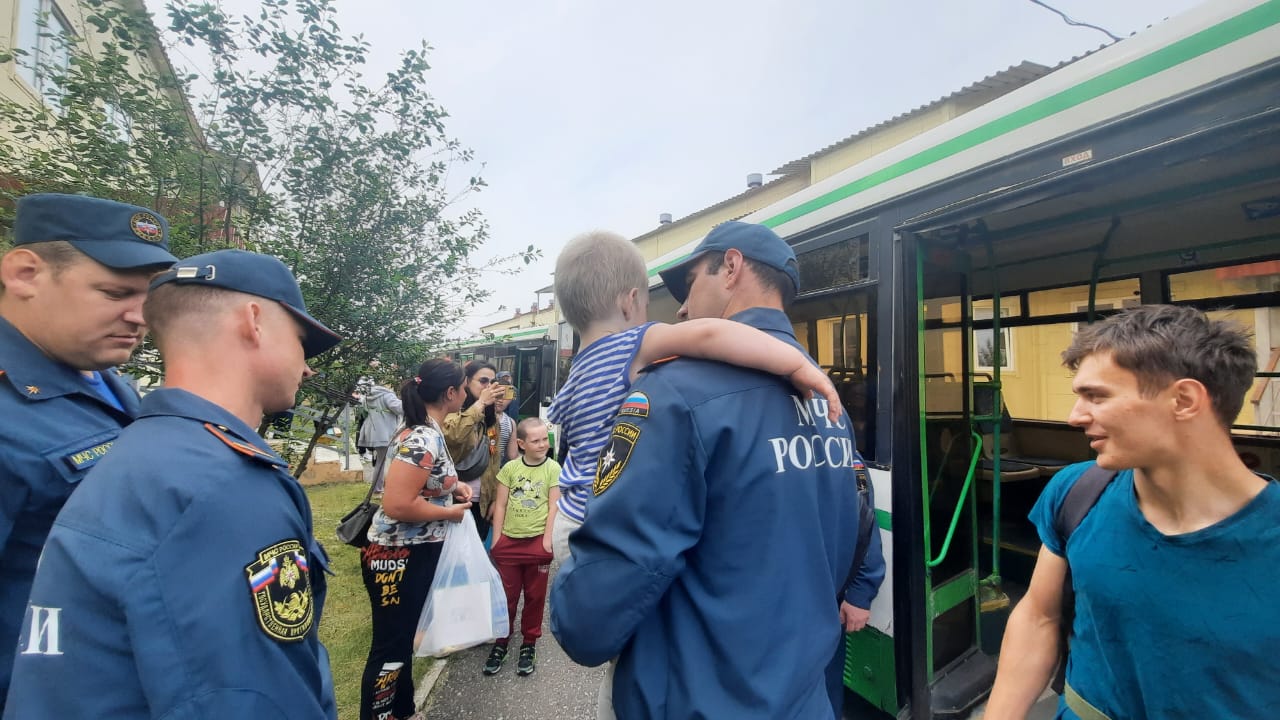В Пензу прибыл поезд с эвакуированными жителями Белгородской области