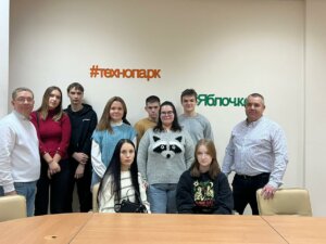 Студенты кафедры “Менеджмент и бизнес -информатика” в технопарке Яблочков